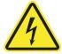 HellermannTyton Yellow Vinyl Safety Labels 200mm