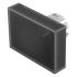 Indicator Lens Rectangle Style, Black, 21.5 Long