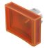 Indicator Lens Rectangle Style, Orange, 21.5 Long