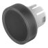 Indicator Lens Round Style, Black, 15.8 diameter