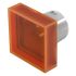 Indicator Lens Square Style, Orange, 15.3 Long