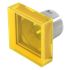 Indicator Lens Square Style, Yellow, 15.3 Long