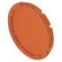 Indicator Lens Round Style, Amber, 23.7 diameter