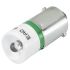 EAO Green, Yellow LED LED Reflector Bulb, 24, BA9s Base, 900