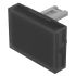 Indicator Lens Rectangle Style, Black, 21.5 Long