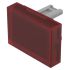 Indicator Lens Rectangle Style, Red, 21.5 Long