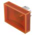 Indicator Lens Rectangle Style, Orange, 21.5 Long