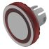Indicator Lens Round Style, Red, 19.7 diameter