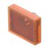 Indicator Lens Rectangle Style, Orange, 24 Long