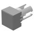 Indicator Lens Square Style, Grey, 7.3 Long