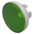 Indicator Lens Round Style, Green, 15.4 diameter , 13.2 Long
