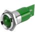EAO 17-53 Series Green Panel Mount Indicator, 24, 22.3 Mounting Hole Size, Plug-In Termination, IP40, IP65
