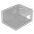 Indicator Lens Rectangle Style, Transparent Colorless, 25.4 Long