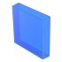 Indicator Lens Square Style, Blue, 24.4 Long