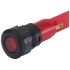 EAO 17-38 Series Red Panel Mount Indicator, 24, 16.2 Mounting Hole Size, Plug-In Termination, IP40, IP65