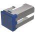 Indicator Lens Rectangle Style, Blue, 19 Long