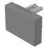 Indicator Lens Rectangle Style, Grey, 21.5 Long