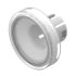 Indicator Lens Round Style, White, 15.8 diameter