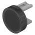 Indicator Lens Round Style, Black, 15.8 diameter