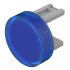 Indicator Lens Round Style, Blue, 15.8 diameter , 15.8 Long