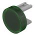 Indicator Lens Round Style, Green, 15.8 diameter