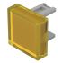 Indicator Lens Square Style, Yellow, 15.3 Long