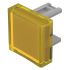 Indicator Lens Square Style, Yellow, 15.3 Long