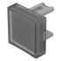 Indicator Lens Square Style, Transparent Colorless, 15.3 Long