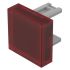 Indicator Lens Square Style, Red, 15.3 Long
