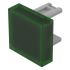 Indicator Lens Square Style, Green, 15.3 Long
