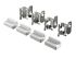 Rittal SZ Series Stainless Steel Wall Mounting Bracket for Use with Enclosures, 60 x 54 x 24mm
