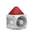 Pfannenberg PA X Series Red Beacon, 24 V dc, IP66, Direct Mount, 122dB at 1 Metre