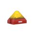 Pfannenberg PY X-L-15 Series Yellow Flashing Beacon, 24 V ac, Free Mount, LED Bulb, IP66