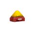 Pfannenberg PY X Series Yellow Beacon, 12 V dc, 24 V dc, 48 V dc, IP66, Panel Mount, 101dB at 1 Metre
