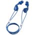 uvex 22240 Series Blue Reusable Corded Ear Plugs, 26dB Rated, 1 Pairs