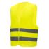 NITRAS SAFETY Yellow Breathable Hi Vis Vest, M