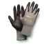 Lebon Protection COTTONSOFT Black, Grey Cotton Abrasion Resistant Work Gloves, Size 11, Foam Nitrile Coating