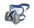 GVS SPR Atemschutzmaske S/M, Halbmaske, Blau, Grau