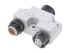 Conectores circulares industriales Molex macho, hembra serie 130035 de 5 vías Hembra, Macho, montaje aéreo, IP67