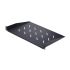 StarTech.com CABSHELFV1U Series Black Cantilever Shelf, 1U, 11.3kg Load, 483mm x 315mm