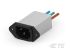 Vstupní filtr IEC, řada: Corcom ED Series, Samec, Montáž příruby, Drátové vodiče, 15A, 250 V AC