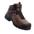 uvex 67303 Brown Non Metallic Toe Capped Unisex Safety Boots, UK 6.5, EU 40