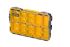 DeWALT 2/3格零件收纳盒, 43.2cm x 26.7cm x 6.4cm, 可调储物格, 塑料, 黑色，黄色