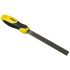 DeWALT 380mm, Second Cut, Flat File Handle With Soft-Grip Handle