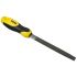 DeWALT 380mm, Second Cut, Flat File Handle With Soft-Grip Handle