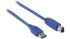 RND USB 3.0, Male USB A to Male USB B, 4.8Gbps, 3m