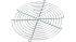 RND RND 460 Series Steel Finger Guard for 172 x 172mm Fans, 4.6mm Hole Spacing, 154 x 6.5mm