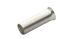 RND, RND 465 Bootlace Ferrule, 8mm Pin Length, 1mm Pin Diameter, Sliver