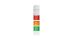 Colonnes lumineuses pré-configurées à LED, Rouge / Vert / Orange avec Avertisseur électronique, série RND 430, 24 V