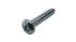 RND Zinc Carbon Steel Pan Head Self Tapping Screw, 16mm Long